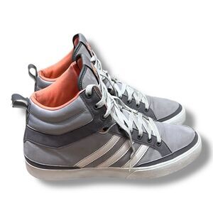 Adidas Originals High Tops Gray & Orange Shoes Sneakers Men’s Size 10, G59808